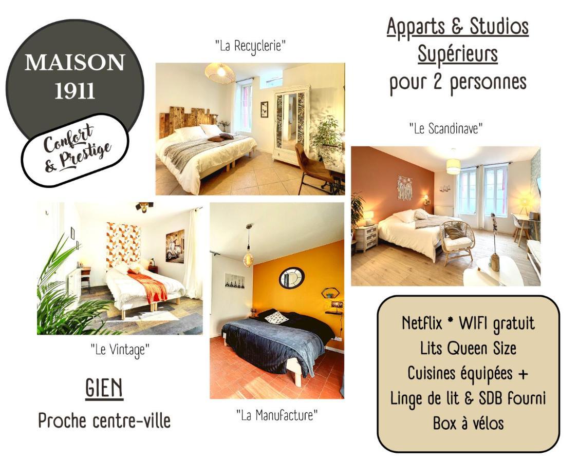 ז'יאן Appart Le Scandinave - Maison 1911 - Confort & Prestige מראה חיצוני תמונה
